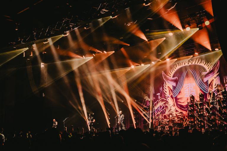 Trivium performing live at AEC Theatre in Adelaide